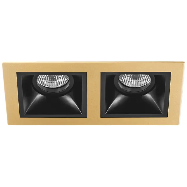 Точечный светильник Lightstar D5230707 DOMINO — золотой