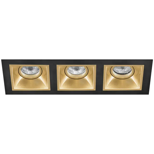 Точечный светильник Lightstar D537030303 DOMINO — черный