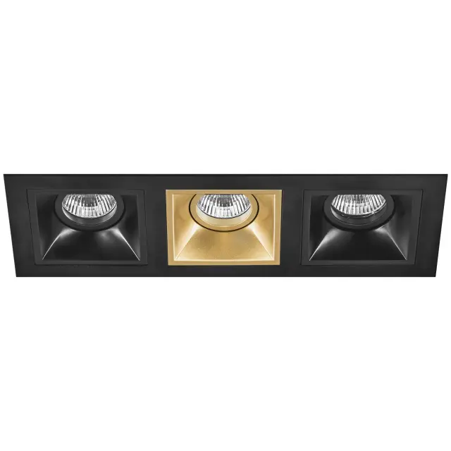 Точечный светильник Lightstar D537070307 DOMINO — черный