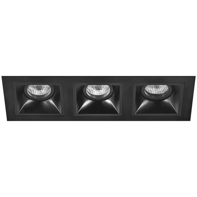 Точечный светильник Lightstar D537070707 DOMINO — черный