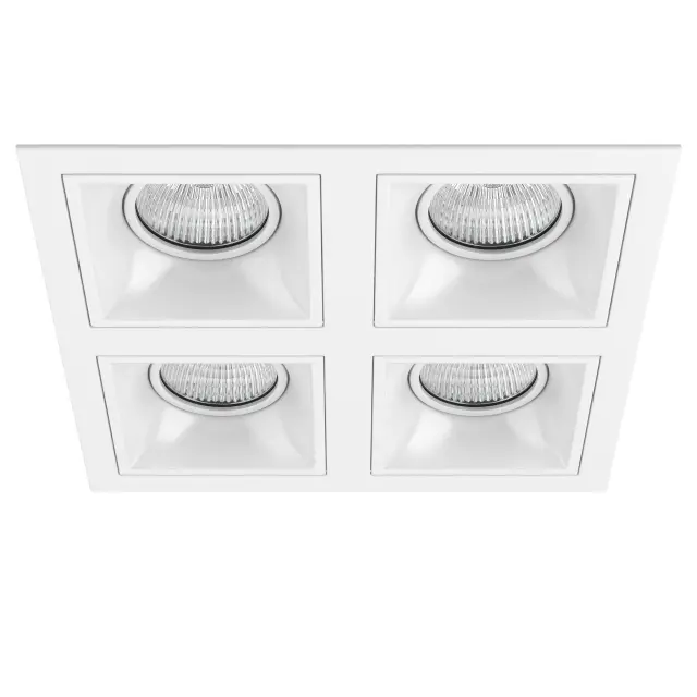 Точечный светильник Lightstar D54606060606 DOMINO — белый