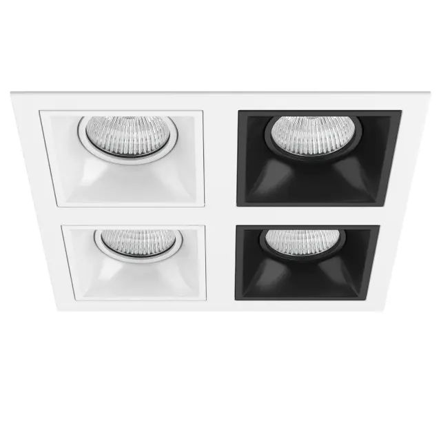 Точечный светильник Lightstar D54606060707 DOMINO — белый