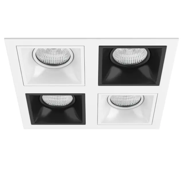 Точечный светильник Lightstar D54606070607 DOMINO — белый