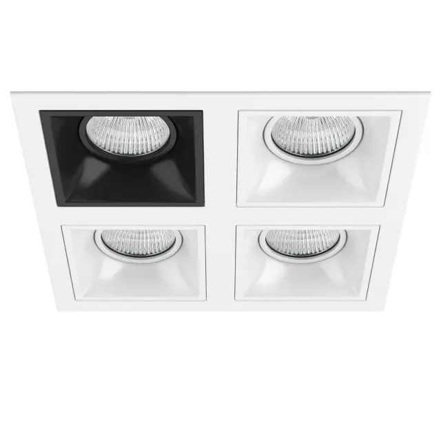 Точечный светильник Lightstar D54607060606 DOMINO — белый