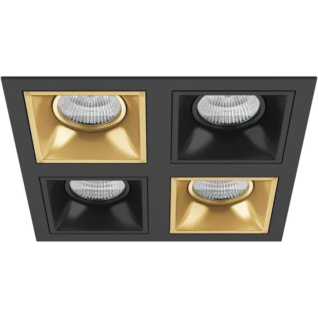 Точечный светильник Lightstar D54703070307 DOMINO — черный