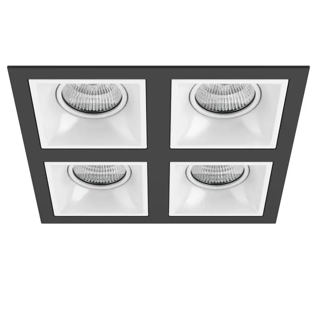 Точечный светильник Lightstar D54706060606 DOMINO — белый