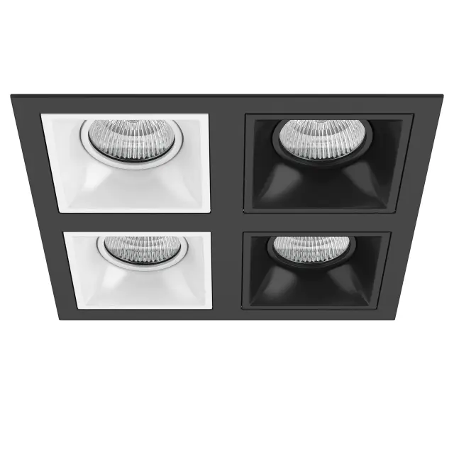 Точечный светильник Lightstar D54706060707 DOMINO — белый