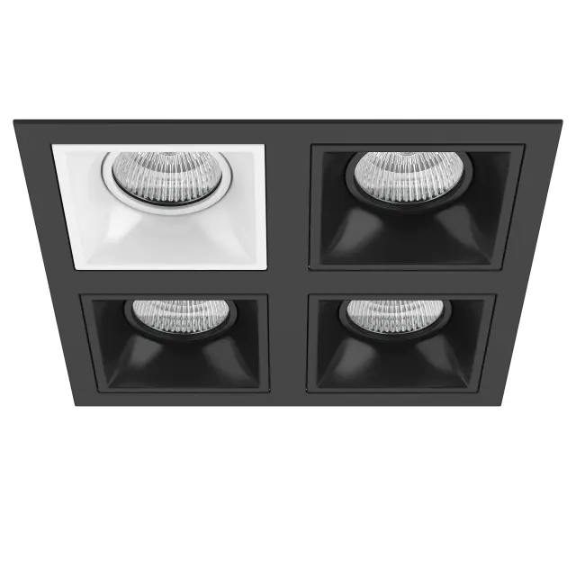 Точечный светильник Lightstar D54706070707 DOMINO — белый