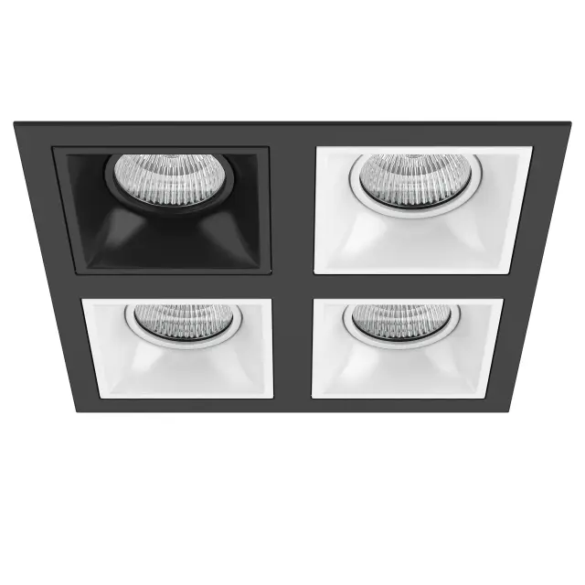 Точечный светильник Lightstar D54707060606 DOMINO — белый