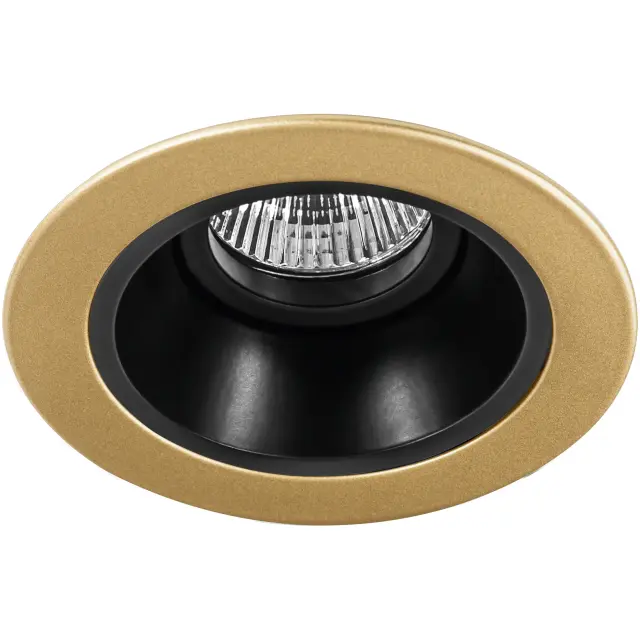 Точечный светильник Lightstar D61307 DOMINO — золотой