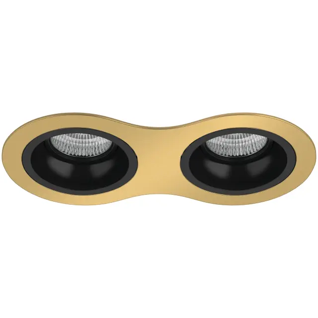 Точечный светильник Lightstar D6230707 DOMINO — золотой
