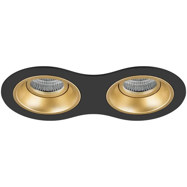 Точечный светильник Lightstar D6270303 DOMINO — черный