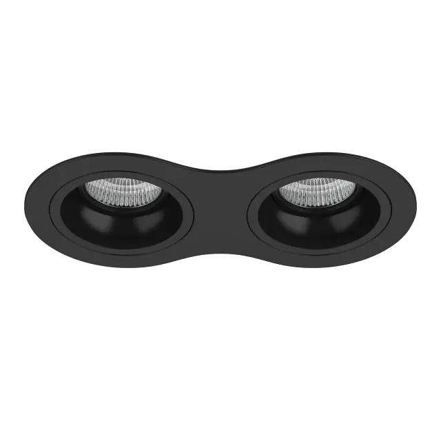 Точечный светильник Lightstar D6270707 DOMINO — черный