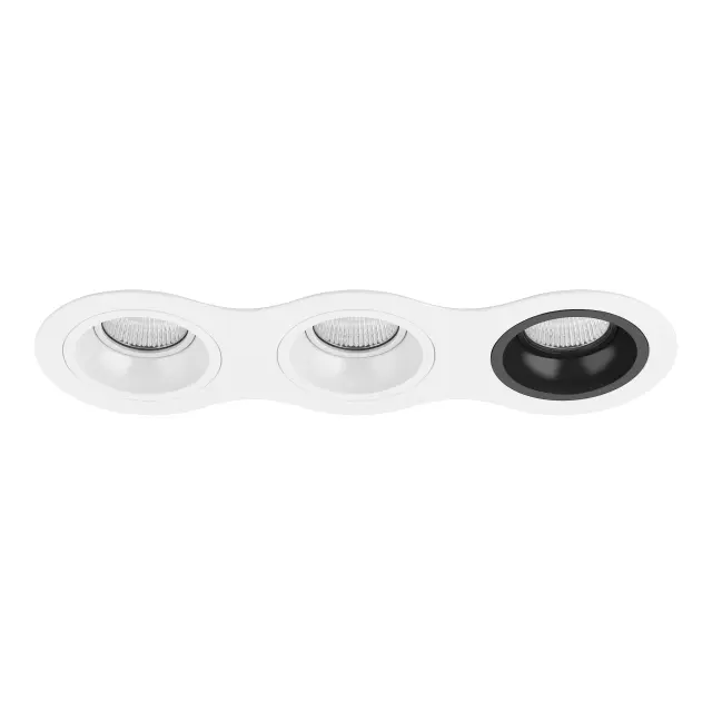 Точечный светильник Lightstar D636060607 DOMINO — белый