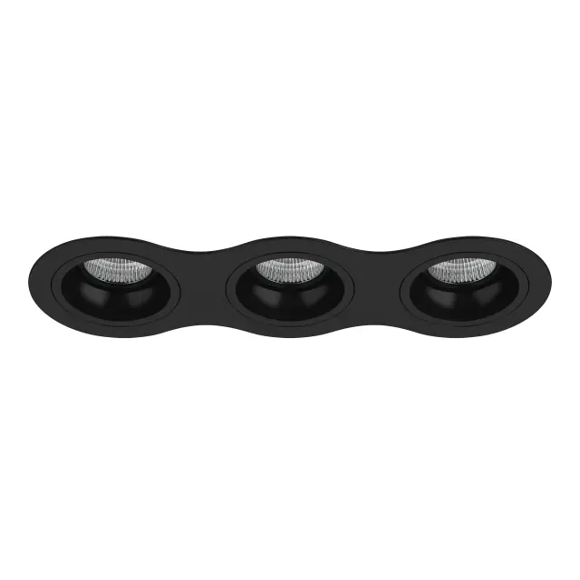 Точечный светильник Lightstar D637070707 DOMINO — черный