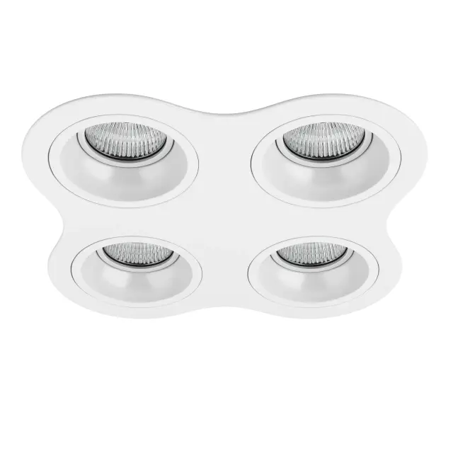 Точечный светильник Lightstar D64606060606 DOMINO — белый