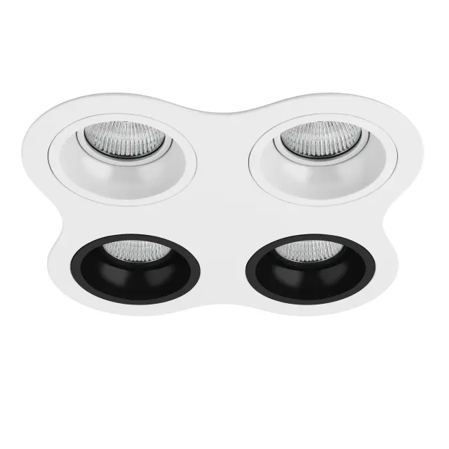 Точечный светильник Lightstar D64606060707 DOMINO — белый