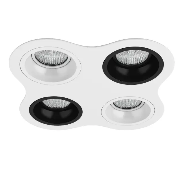 Точечный светильник Lightstar D64606070607 DOMINO — белый
