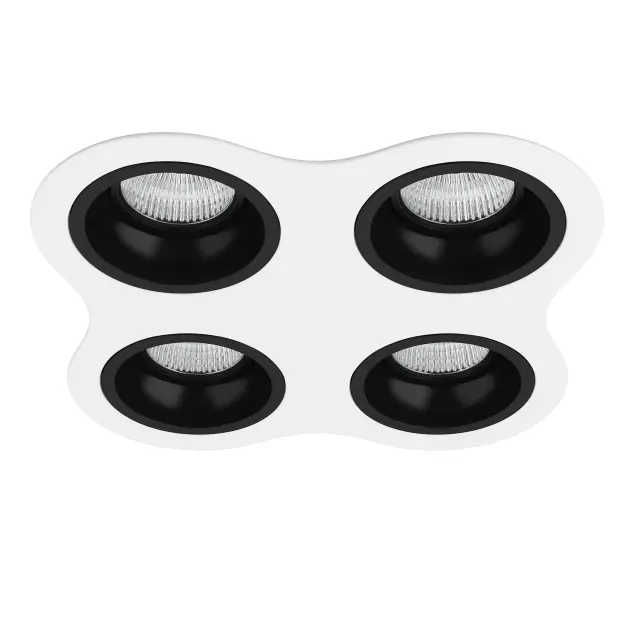 Точечный светильник Lightstar D64607070707 DOMINO — белый