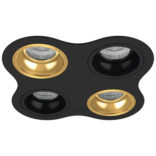 Точечный светильник Lightstar D64703070307 DOMINO — черный