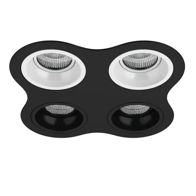 Точечный светильник Lightstar D64706060707 DOMINO — белый