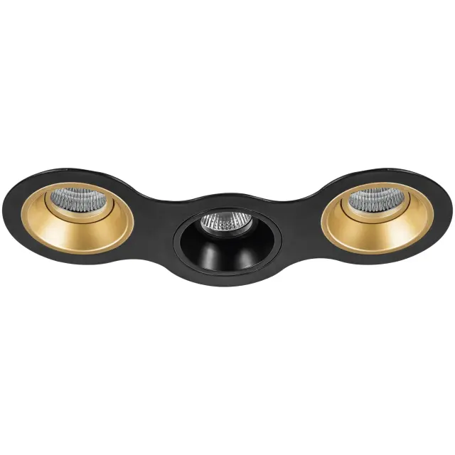 Точечный светильник Lightstar D697030703 DOMINO — черный