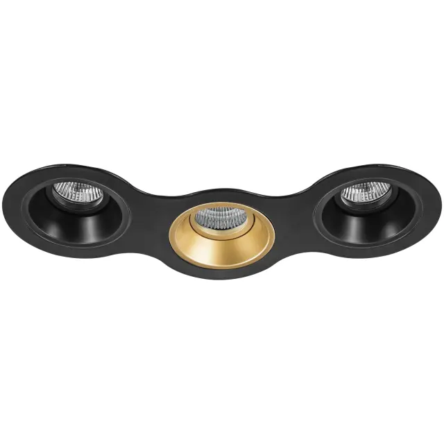 Точечный светильник Lightstar D697070307 DOMINO — черный
