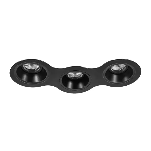 Точечный светильник Lightstar D697070707 DOMINO — черный