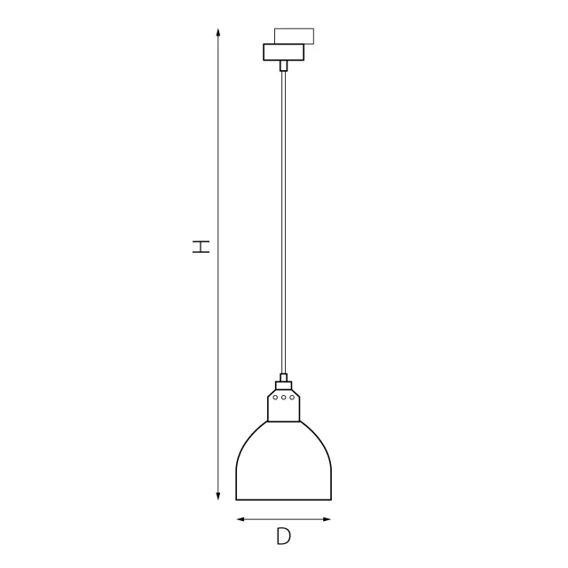 Светильник для однофазного трека Lightstar L1T765013 LOFT — золотой, ракурс 2