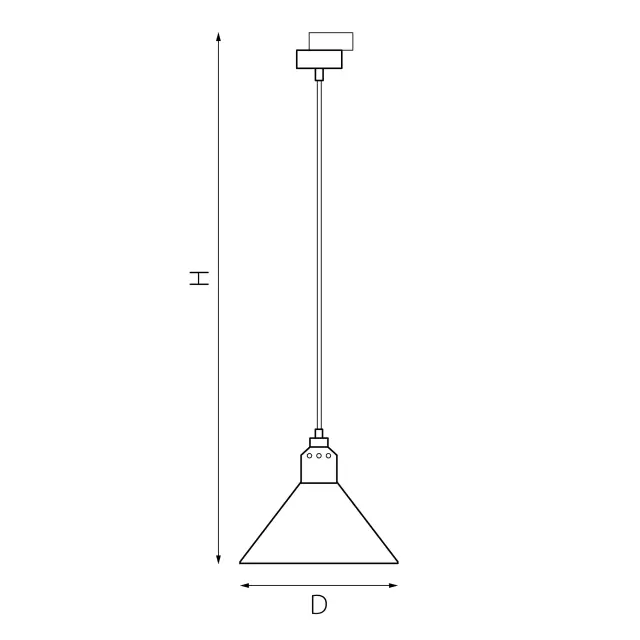 Светильник для однофазного трека Lightstar L1T765027 LOFT — черный, ракурс 3