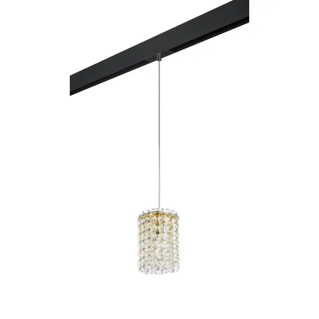 Светильник для однофазного трека Lightstar PRO795312 CRISTALLO — золотой
