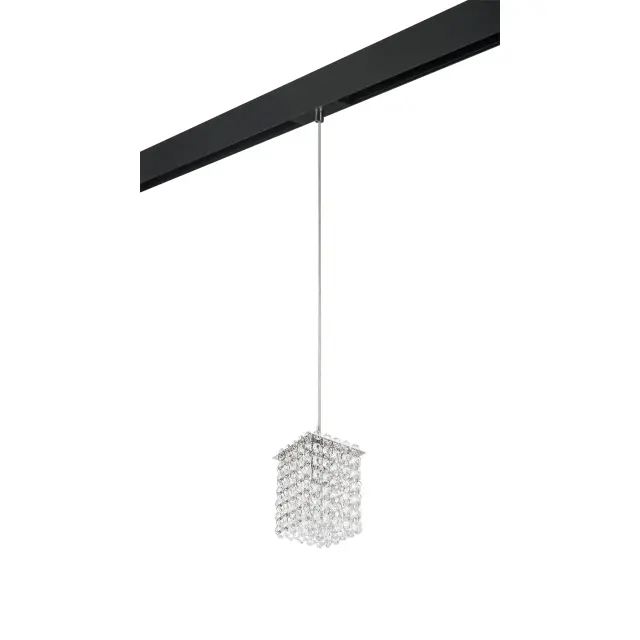 Светильник для однофазного трека Lightstar PRO795414 CRISTALLO — хром