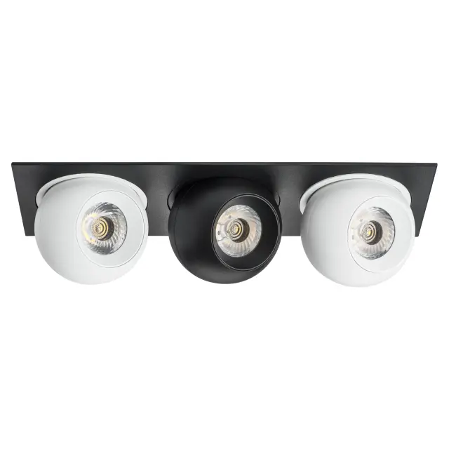 Точечный светильник Lightstar i537647464 INTERO BALL — черный