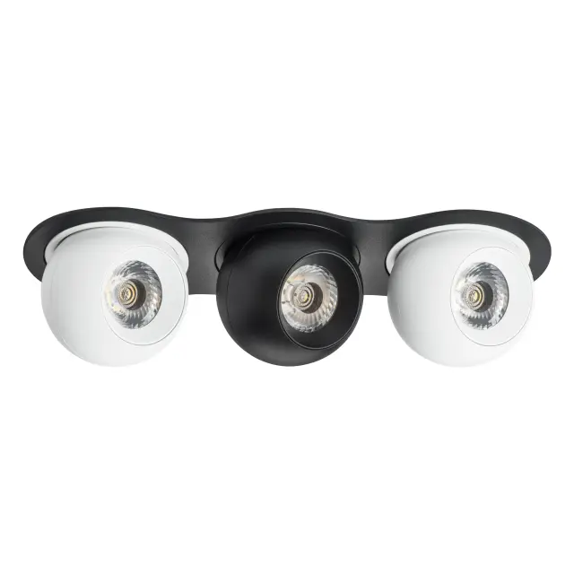 Точечный светильник Lightstar i637627262 INTERO BALL — черный