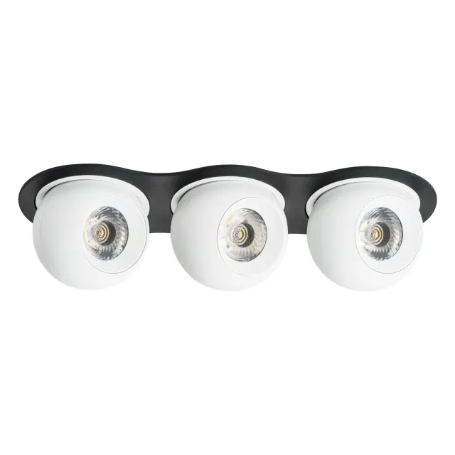 Точечный светильник Lightstar i637646464 INTERO BALL — черный