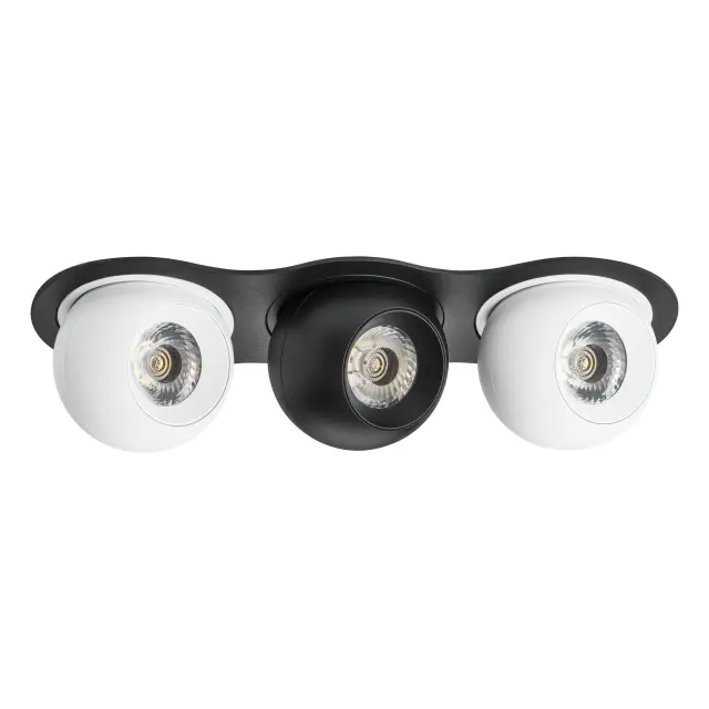 Точечный светильник Lightstar i637647464 INTERO BALL — черный