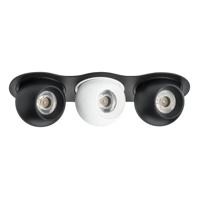Точечный светильник Lightstar i637746474 INTERO BALL — черный