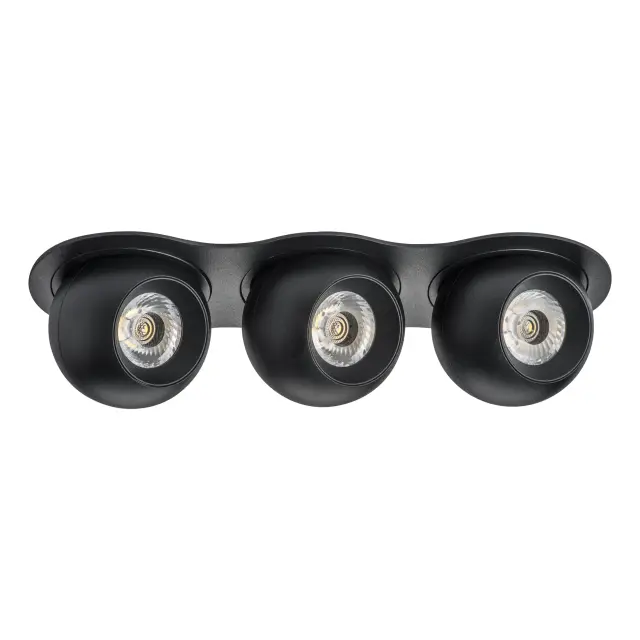 Точечный светильник Lightstar i637747474 INTERO BALL — черный
