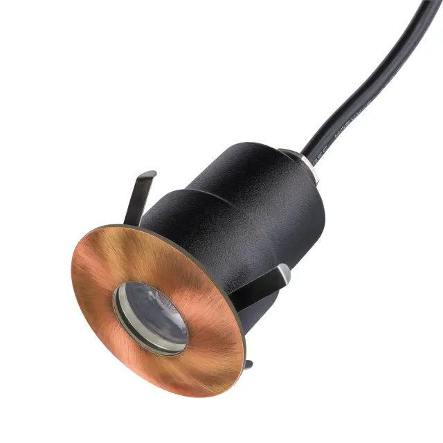 Встраиваемый в стену светильник Lightstar ip384418 IPOGEO — латунь