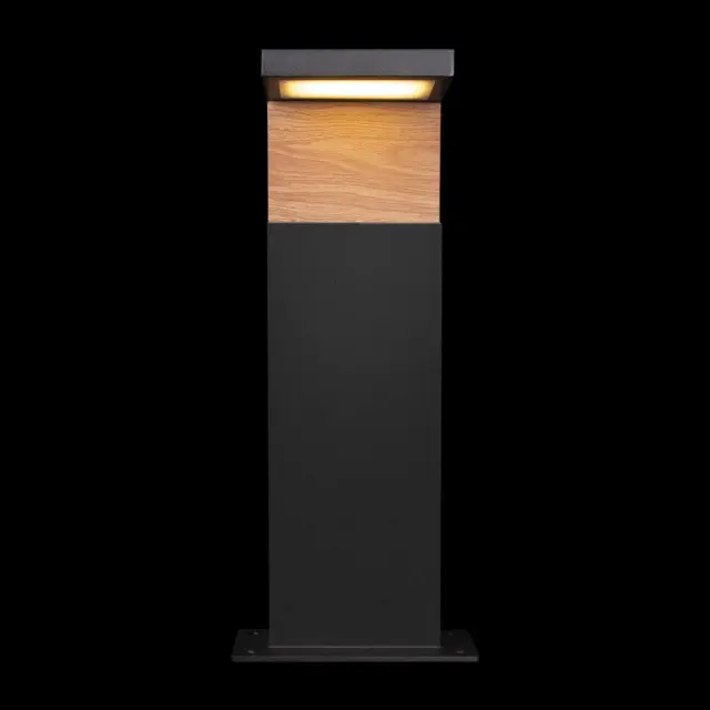 Светильник для улицы Loft IT 100001/400 OAK — черный, ракурс 2