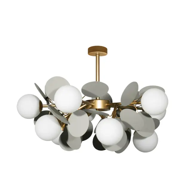Люстра Loft IT 10008/10 Grey MATISSE — золотой
