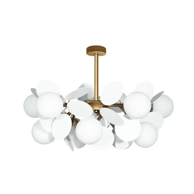 Люстра Loft IT 10008/10 white MATISSE — золотой