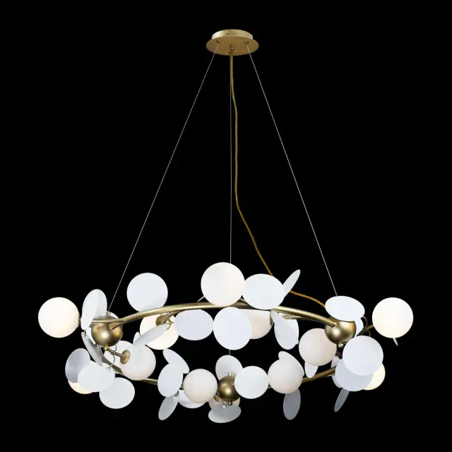 Светильник Loft IT 10008/1050 white MATISSE — золотой, ракурс 2