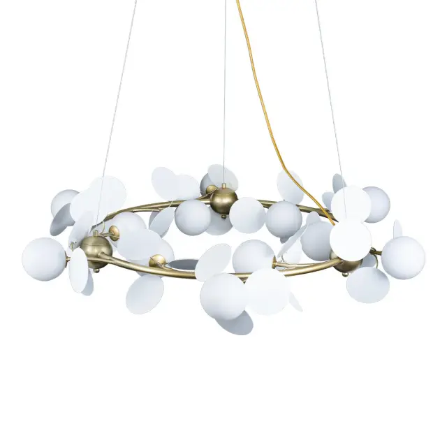 Светильник Loft IT 10008/1050 white MATISSE — золотой, ракурс 3