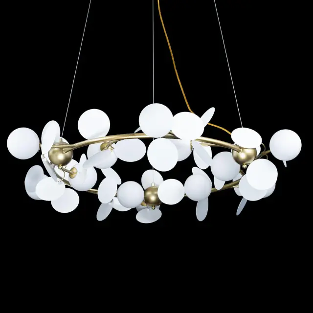 Светильник Loft IT 10008/1050 white MATISSE — золотой, ракурс 4