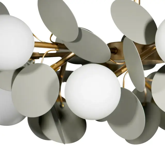 Люстра Loft IT 10008/12 Grey MATISSE — золотой, ракурс 5