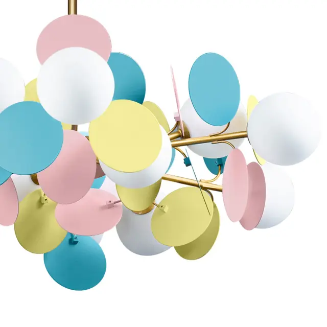 Люстра Loft IT 10008/12 mult MATISSE — золотой, ракурс 3