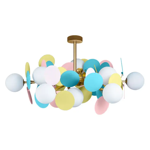 Люстра Loft IT 10008/12 mult MATISSE — золотой, ракурс 5