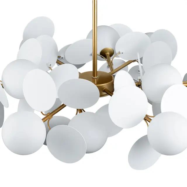 Люстра Loft IT 10008/12 white MATISSE — золотой, ракурс 3