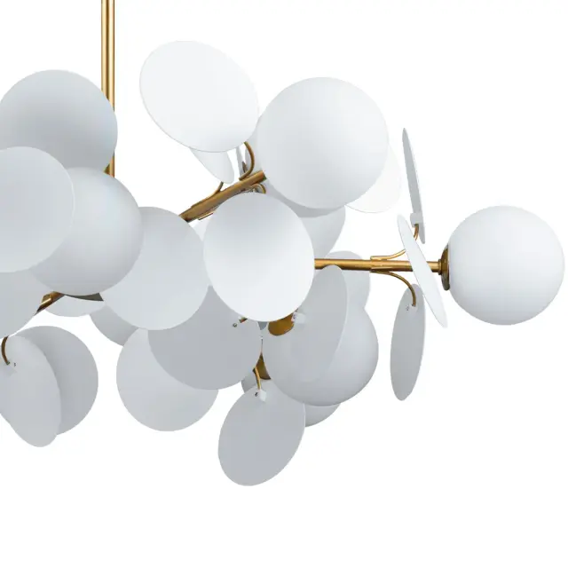 Люстра Loft IT 10008/12 white MATISSE — золотой, ракурс 5
